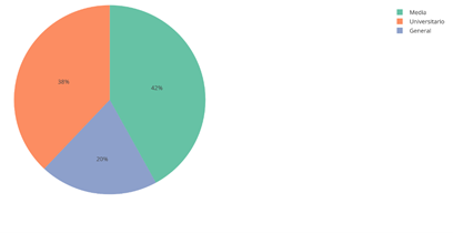 Gráfico, Gráfico circular

Descripción generada automáticamente